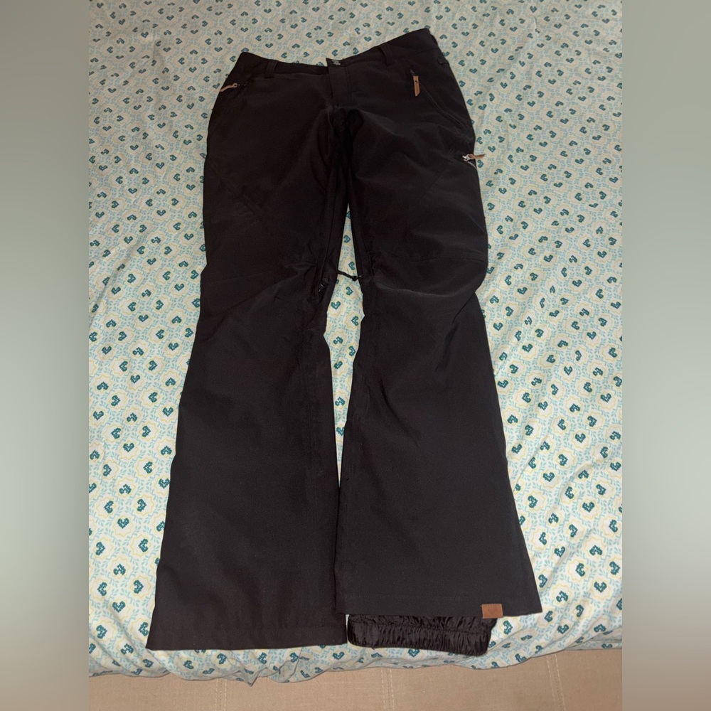 Roxy Black Ski Snow Cargo Pants size L